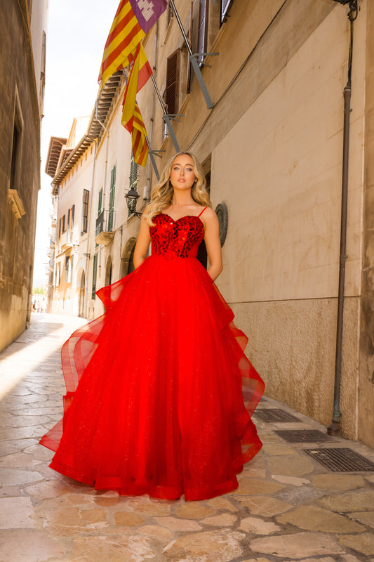 angel forever red prom dress ANGEL FOREVER AF6409 BURGUNDY